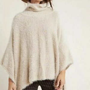 💐Anthropology💐Akemi + Kin Lara Eyelash Poncho💐O/S💐